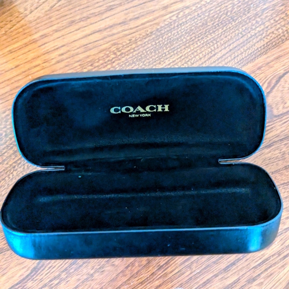 Brand New Coach Black Eyeglass Case